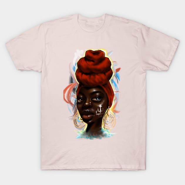 Black Queen T-Shirt by Timzartwork